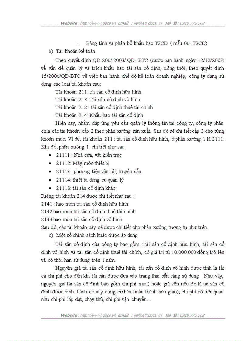 image for page Hoàn thiện kế toán tài sản cố định hữu hình tại công ty cổ phần cao su Sao Vàng
