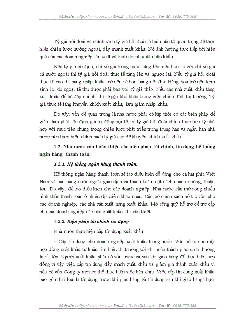image for page Một số giải pháp đẩy mạnh phát triển thị trường xuất khẩu của công ty Cổ phần xuất nhập khẩu và hợp tác đầu tư VILEXIM