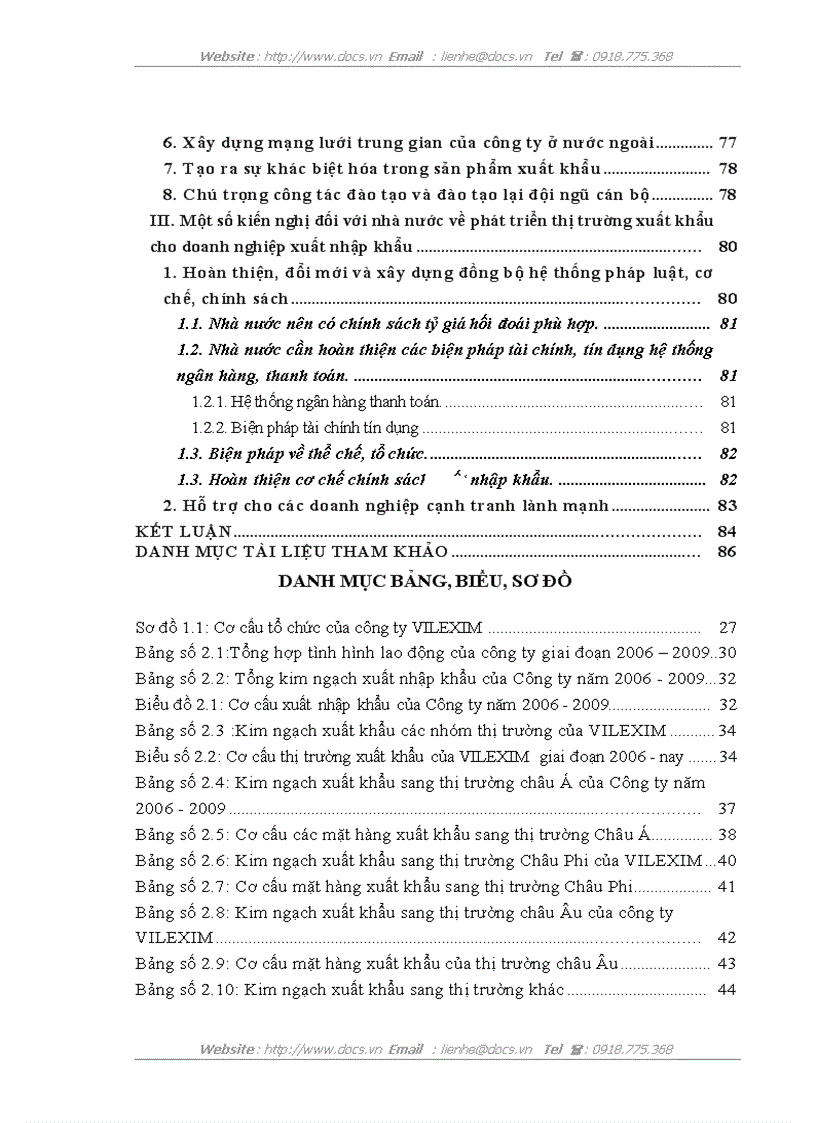 image for page Một số giải pháp đẩy mạnh phát triển thị trường xuất khẩu của công ty Cổ phần xuất nhập khẩu và hợp tác đầu tư VILEXIM