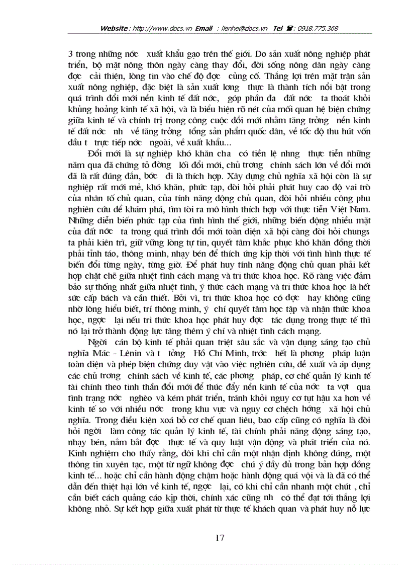 image for page Mối quan hệ biện chứng giữa vật chất và ý thức trong nền kinh tế ở nước ta hiện nay