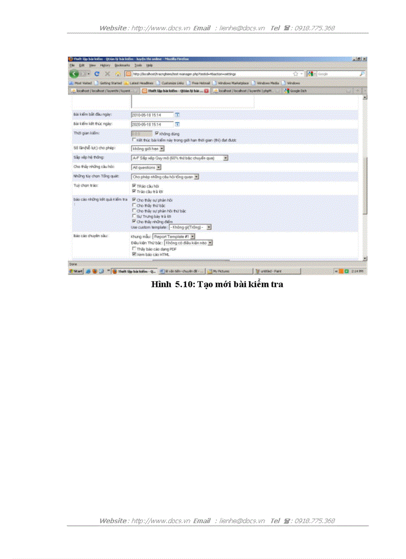 image for page Website luyện thi trắc nghiệm trực tuyến môn Hoá tại Công ty CP giải pháp và phát triển phần mềm ADC PHP SQL