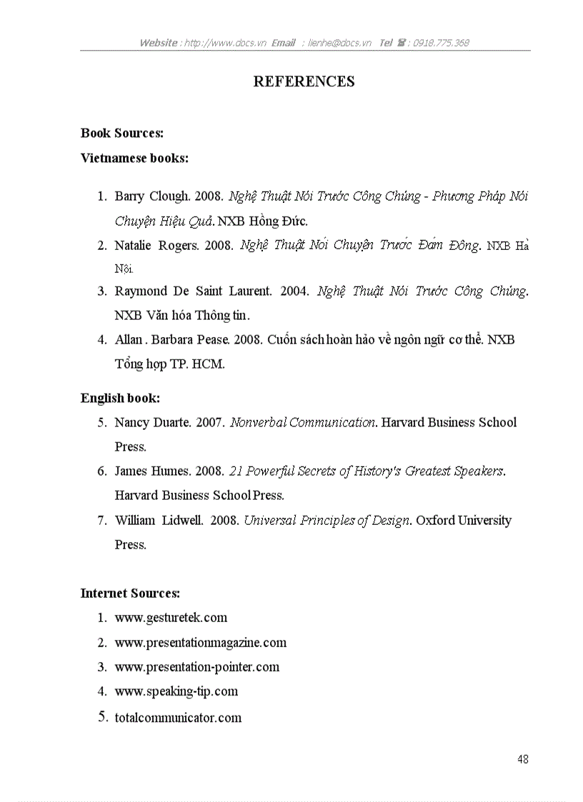 image for page Some strategies to give an effective PowerPoint presentation for the 4th year student of English Faculty Hanoi Open University