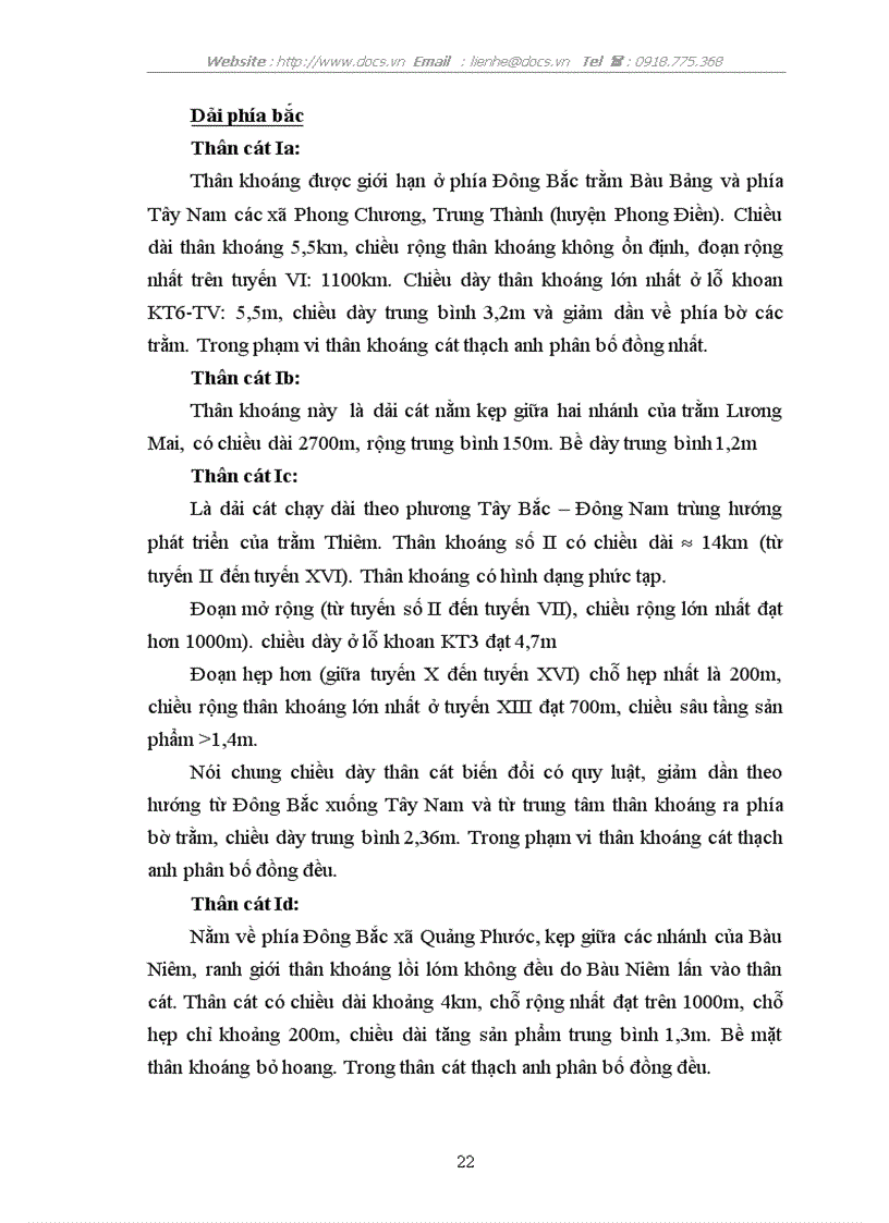 image for page Điều tra đánh giá trữ lượng chất lượng cát thạch anh Phong Điền làm nguyên liệu cho công nghiệp sản xuất thuỷ tinh gốm sứ menfrit