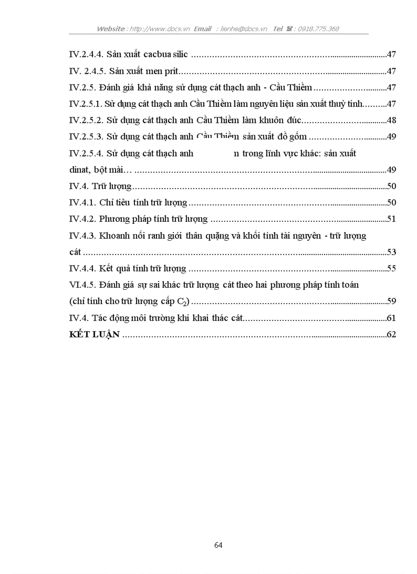 image for page Điều tra đánh giá trữ lượng chất lượng cát thạch anh Phong Điền làm nguyên liệu cho công nghiệp sản xuất thuỷ tinh gốm sứ menfrit