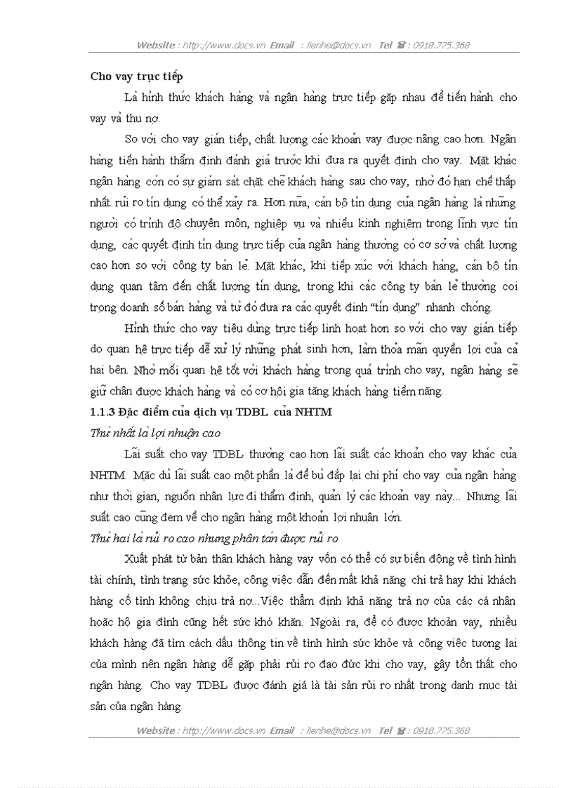 image for page Giải pháp phát triển khách hàng sử dụng dịch vụ tín dụng bán lẻ ở chi nhánh Thanh Xuân ngânhàng NHĐT PT BIDV Việt Nam