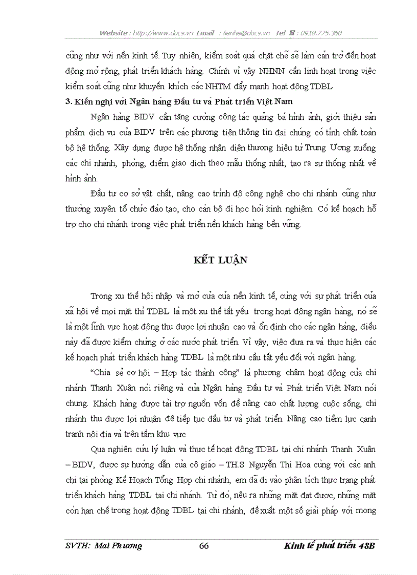 image for page Giải pháp phát triển khách hàng sử dụng dịch vụ tín dụng bán lẻ ở chi nhánh Thanh Xuân ngânhàng NHĐT PT BIDV Việt Nam