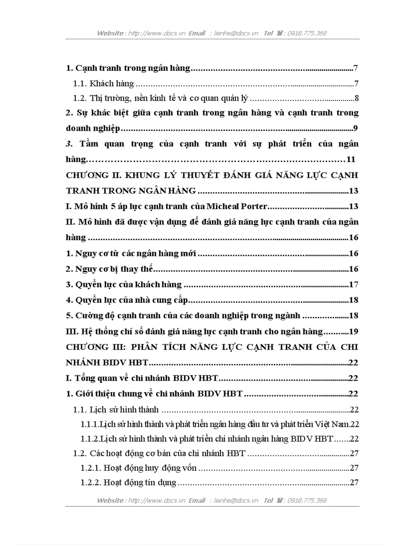 image for page Một số giải pháp chủ yếu nâng cao năng lực cạnh tranh của chi nhánh ngân hàng Đầu tư và phát triển Hai Bà Trưng