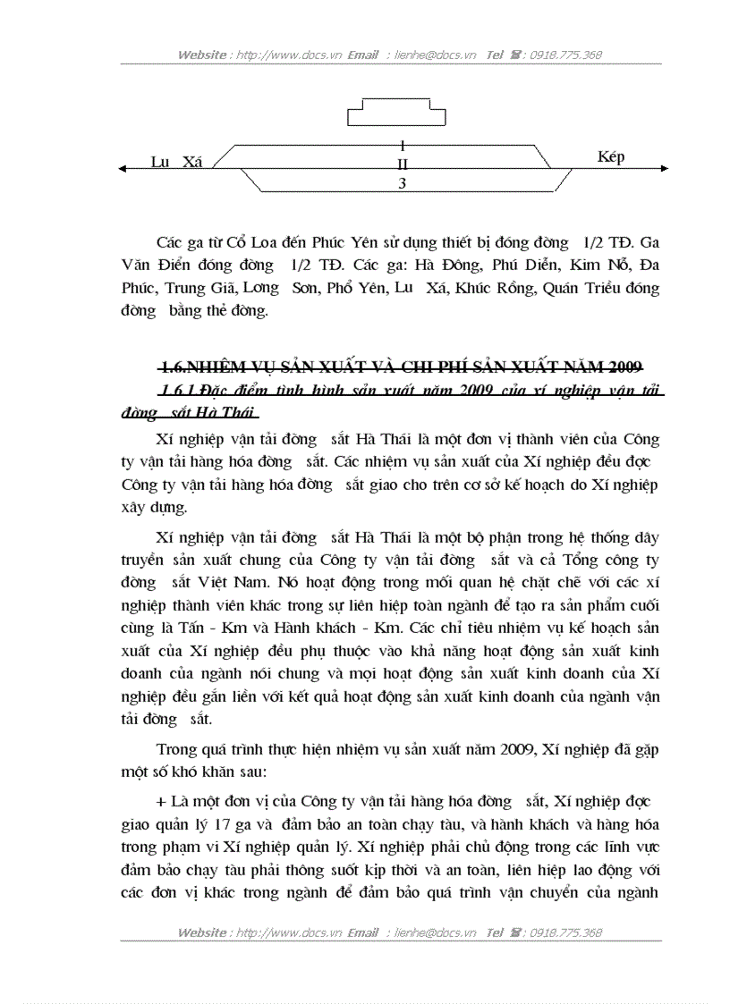 image for page Lập kế hoạch chi phí sản xuất và tính giá thành sản phẩm công đoạn Xí nghiệp vận tải Đường sắt Hà Thái năm 2010