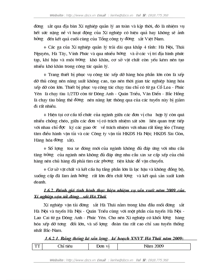 image for page Lập kế hoạch chi phí sản xuất và tính giá thành sản phẩm công đoạn Xí nghiệp vận tải Đường sắt Hà Thái năm 2010