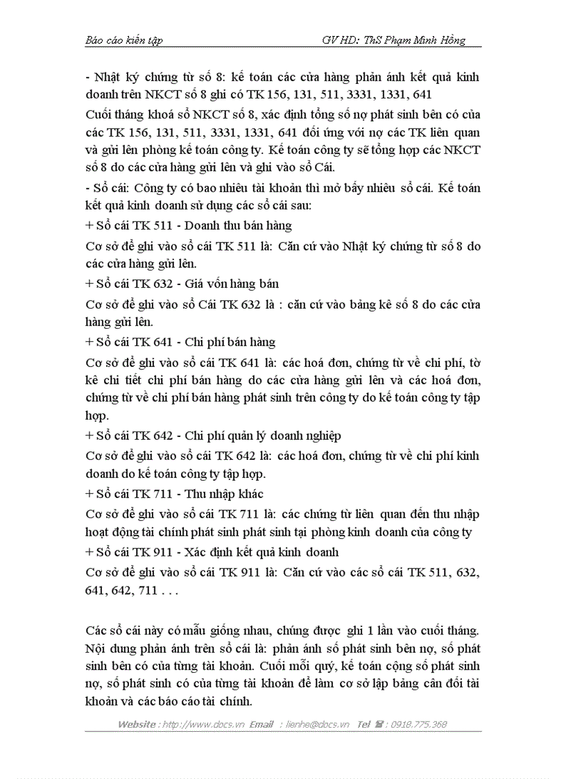 image for page Báo cao tổng hợp Tại Công ty CP đầu tư thương mại dịch vụ Hoàng Kim