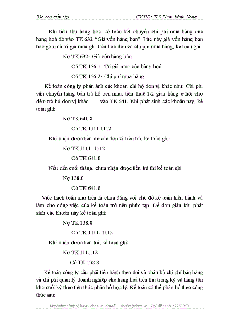 image for page Báo cao tổng hợp Tại Công ty CP đầu tư thương mại dịch vụ Hoàng Kim