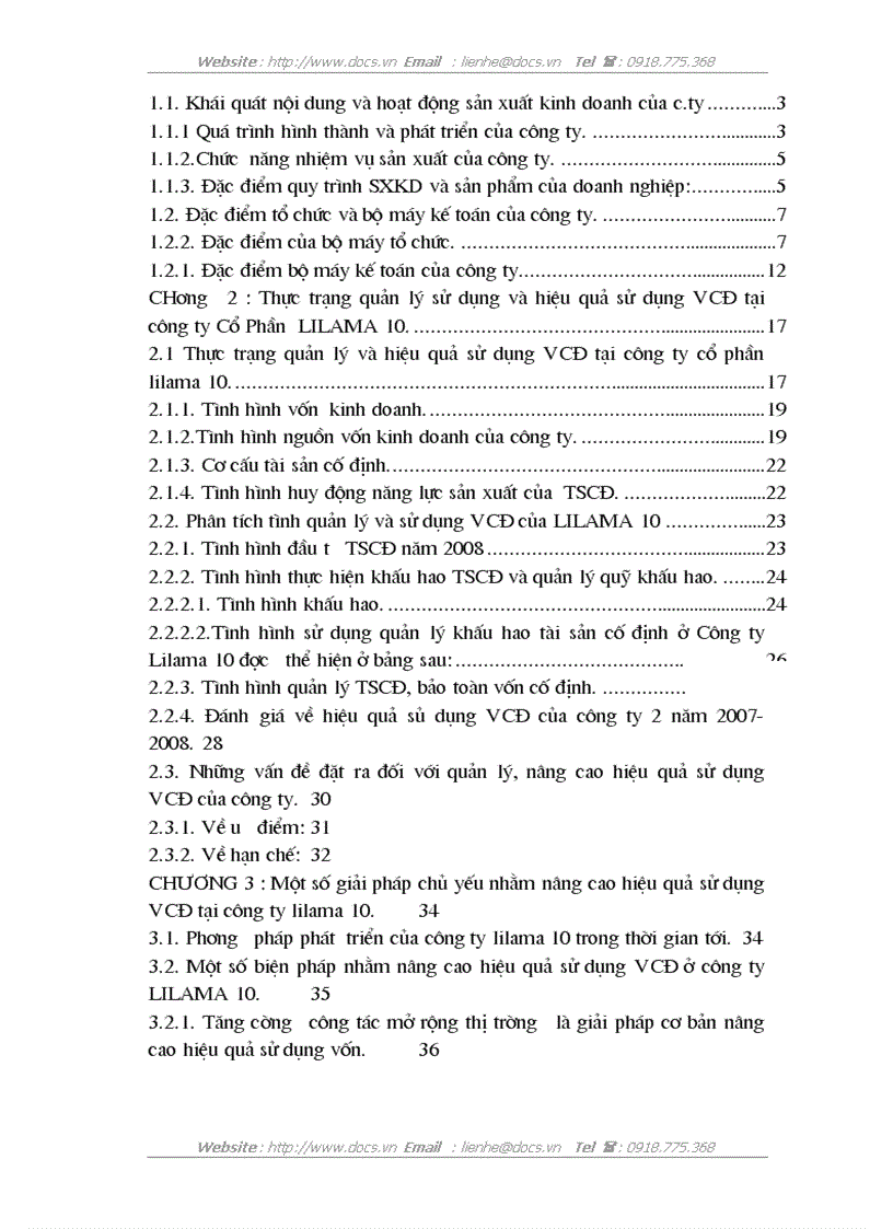 image for page Vốn cố định và các giả pháp nâng cao hiệu quả sử dụng vốn cố định tại công ty cổ phần Lắp Máy và Xây Dựng 10