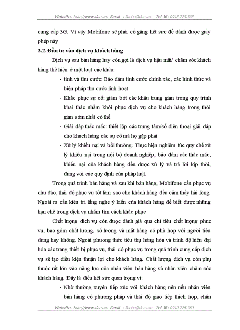 image for page Báo cao tổng hợp Tại Công ty Thông tin di đông VMS Mobifone