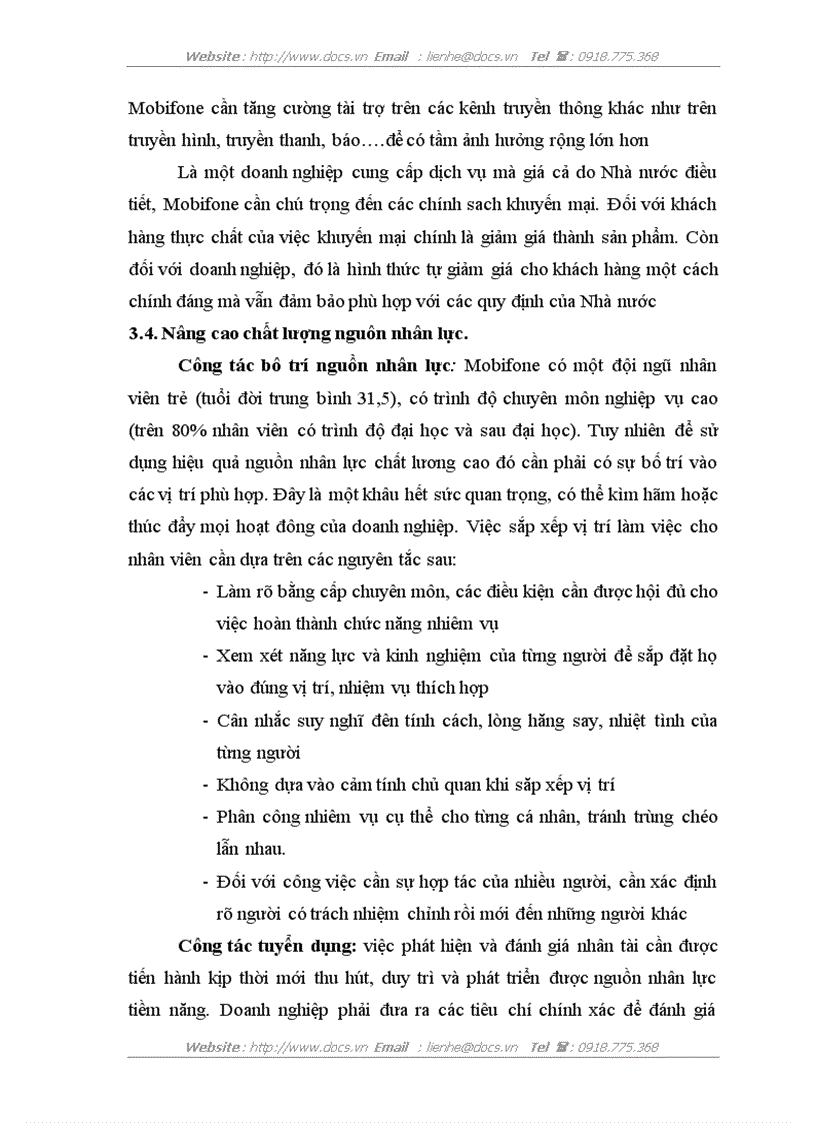 image for page Báo cao tổng hợp Tại Công ty Thông tin di đông VMS Mobifone