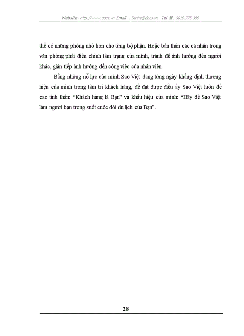 image for page Báo cáo tổng hợp Tại Công ty TNHH Đầu tư và Du lịch Sao Việt