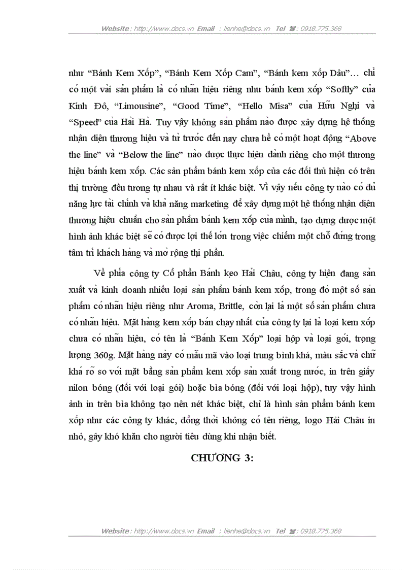 image for page Hoàn thiện hệ thống nhận diện thương hiệu bánh Kem Xốp của công ty Cổ phần Bánh kẹo Hải Châu