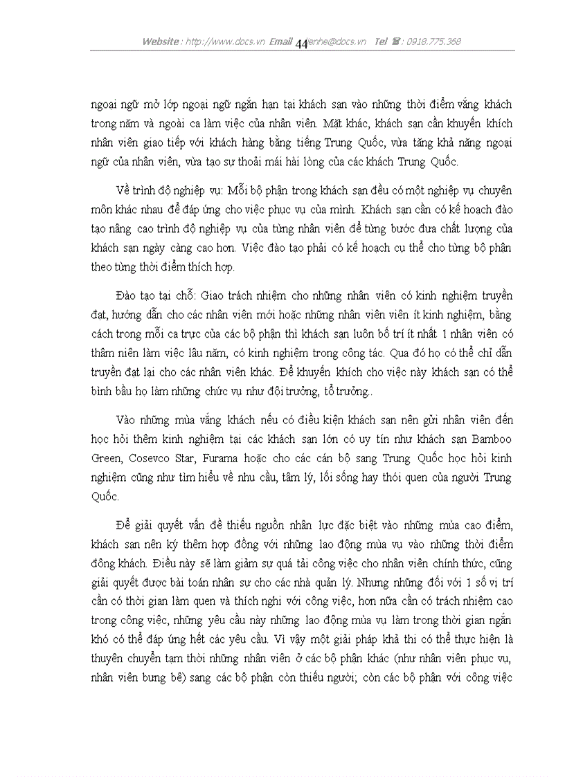 image for page Hoàn thiện hoạt động thu hút thị trường khách Trung Quốc đến khách sạn Hà Nội thông qua các dịch vụ bổ sung