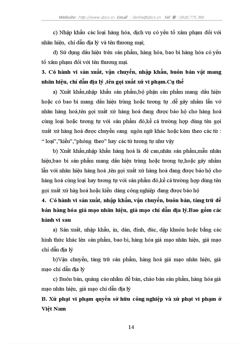 image for page Vi phạm về quyền sở hữu công nghiệp và biện pháp xử phạt ở Việt Nam