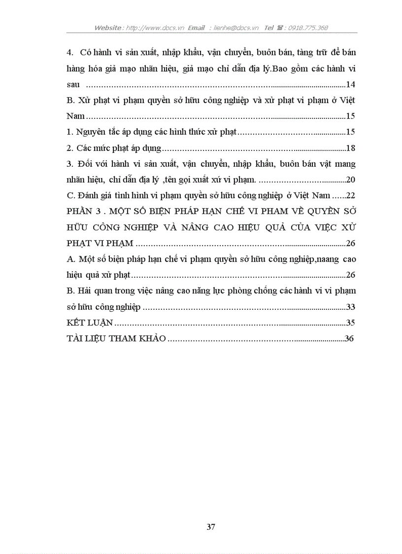 image for page Vi phạm về quyền sở hữu công nghiệp và biện pháp xử phạt ở Việt Nam