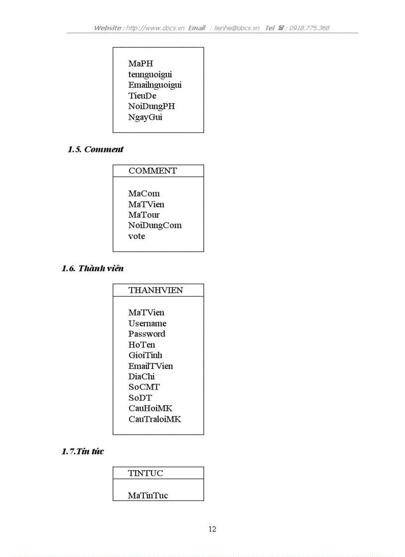 image for page Website xem và đặt tuor du lịch
