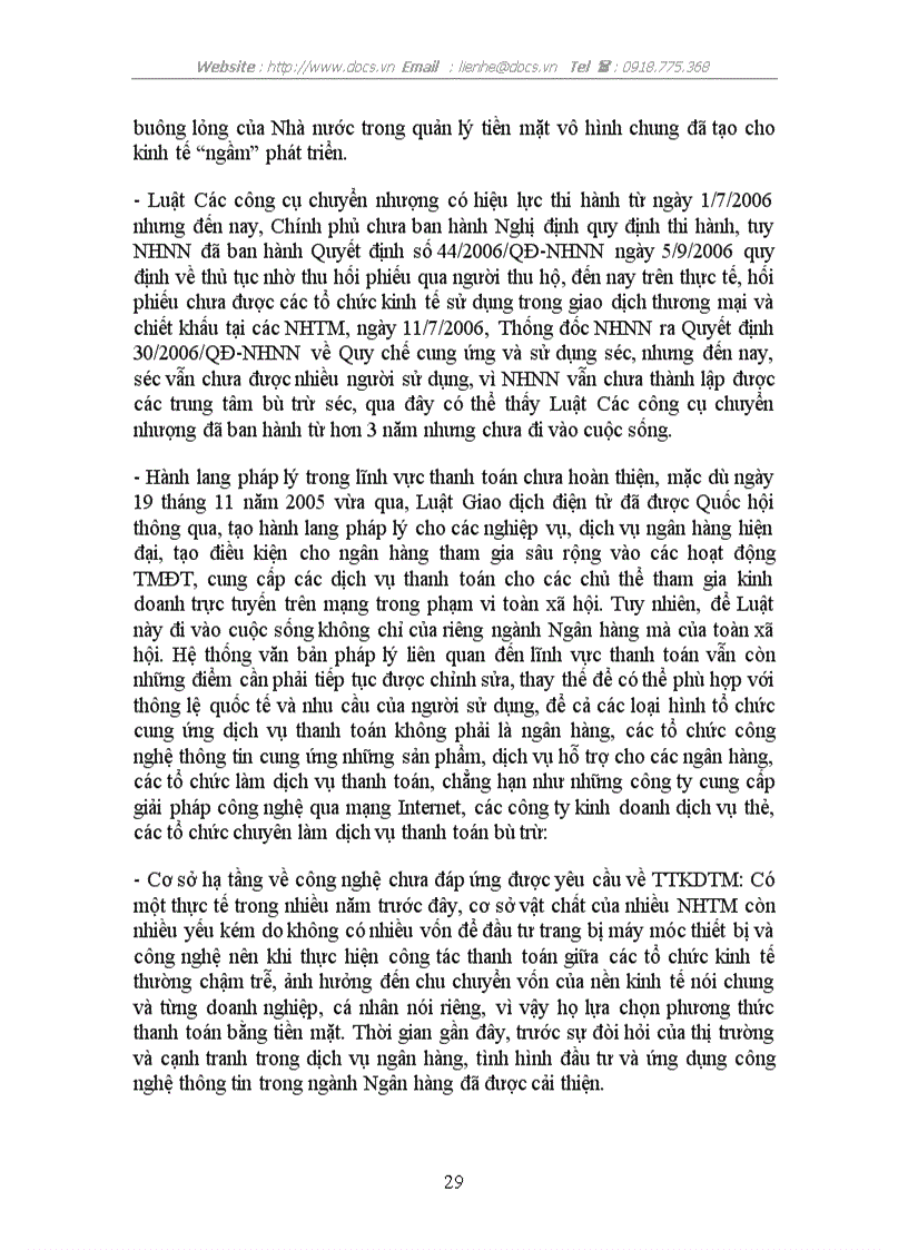 image for page Một số vấn đề về thanh toán không dùng tiền mặt và thực trạng ở Việt Nam