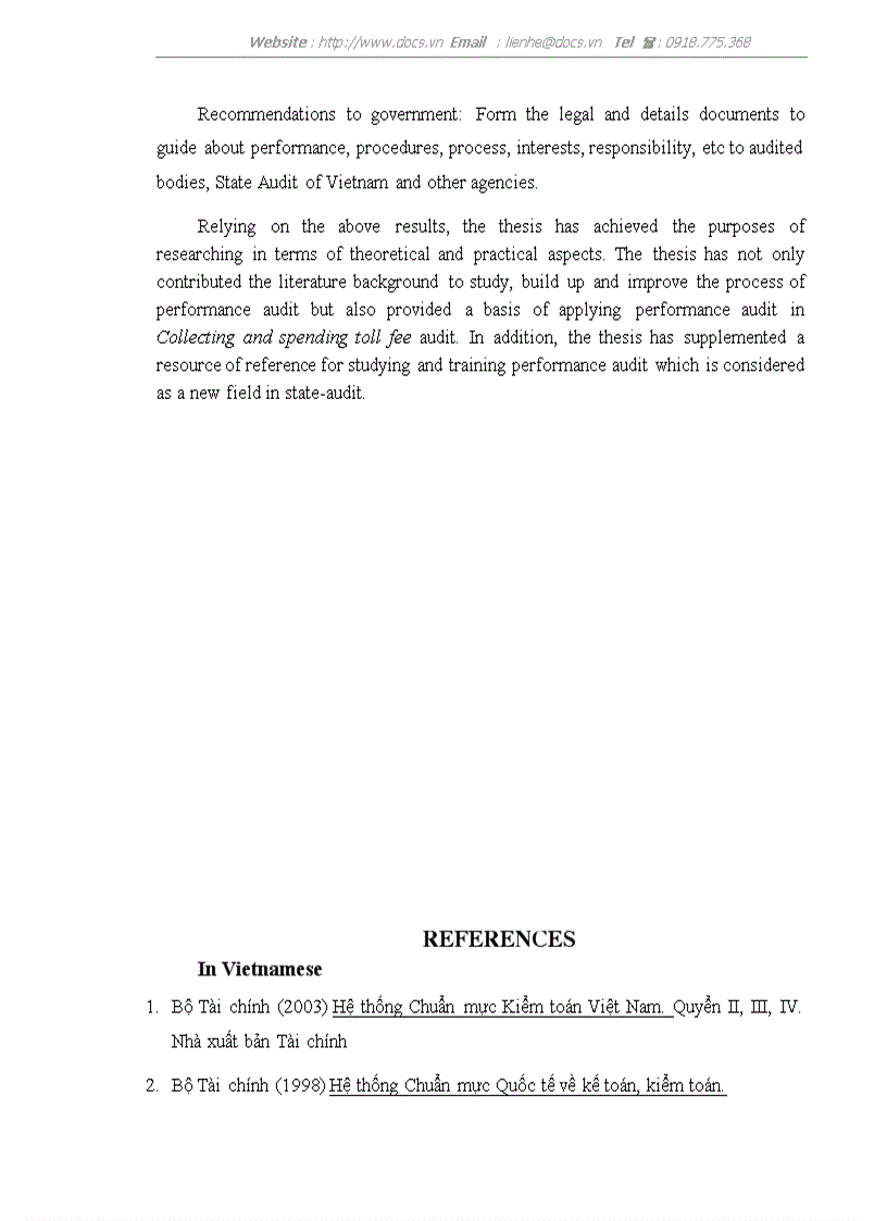 image for page Performance audit with enhancing effectiveness of Collecting and spending toll fee