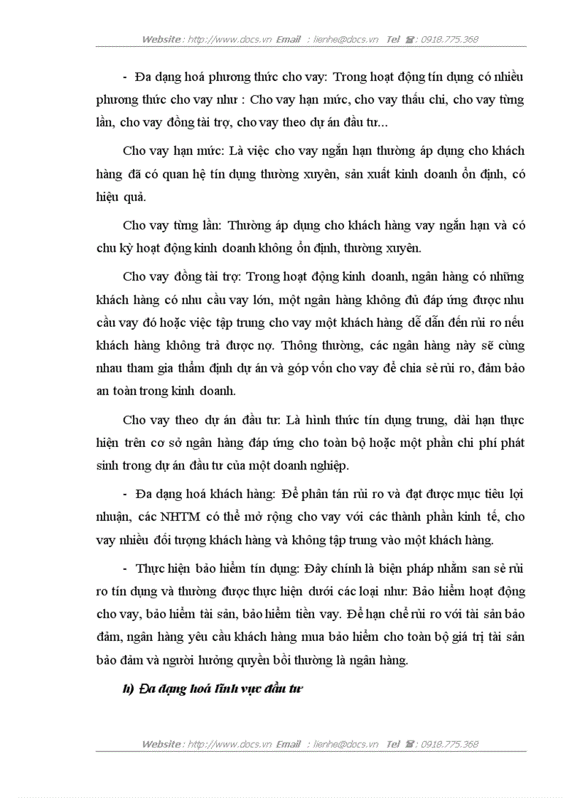 image for page Giải pháp phòng ngừa và Hạn chế rủi ro tín dụng tại Ngân Hàng Thương Mại Cổ Phần Quốc Tế Việt Nam VIBank