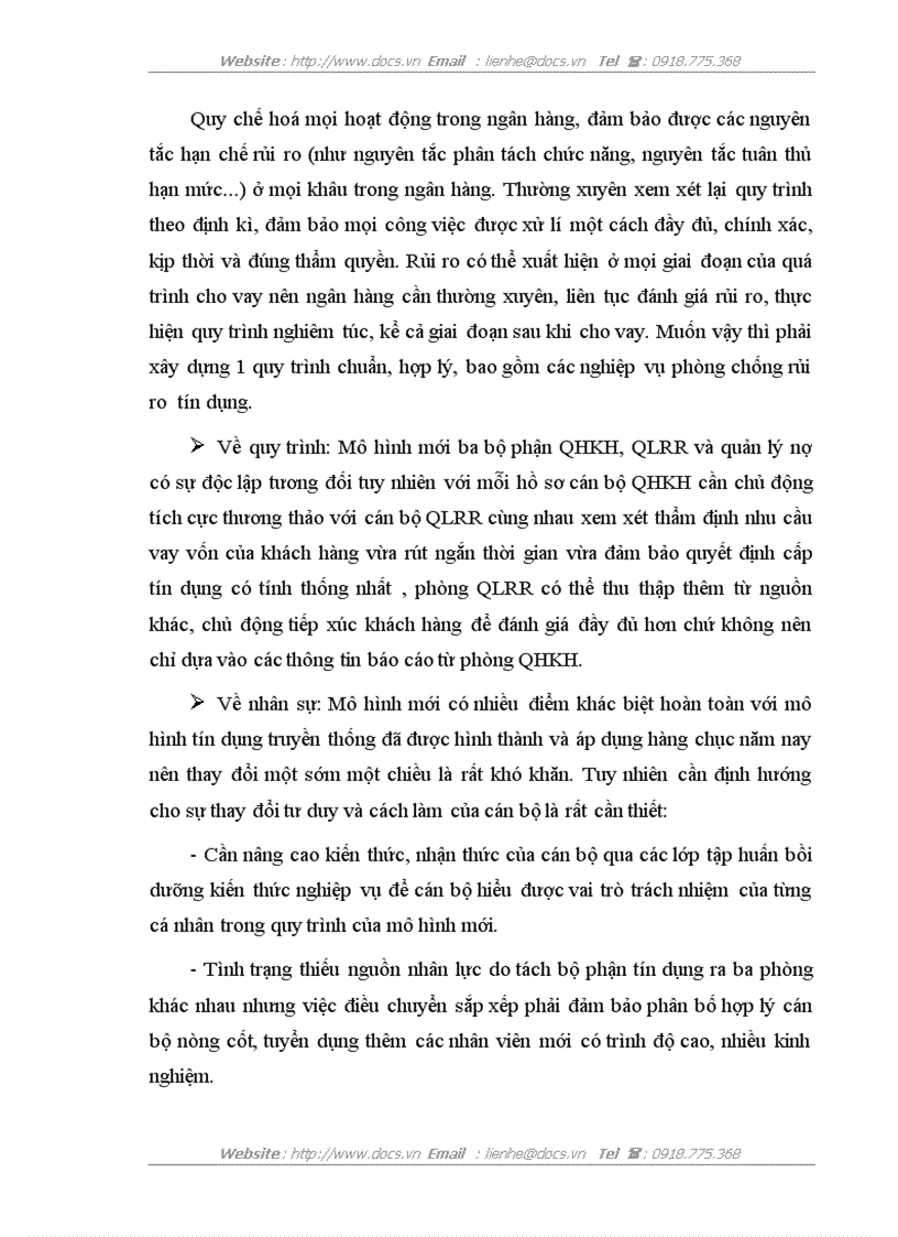 image for page Giải pháp phòng ngừa và Hạn chế rủi ro tín dụng tại Ngân Hàng Thương Mại Cổ Phần Quốc Tế Việt Nam VIBank