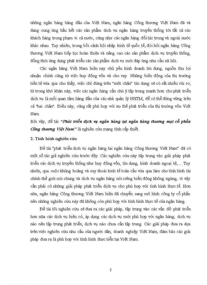 image for page Phát triển dịch vụ ngân hàng tại ngân hàng thương mại cổ phần công thương việt nam