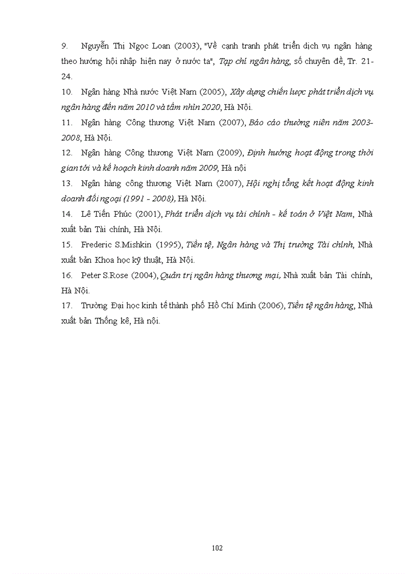 image for page Phát triển dịch vụ ngân hàng tại ngân hàng thương mại cổ phần công thương việt nam