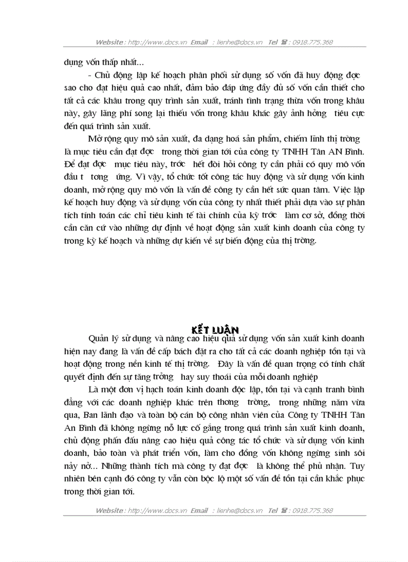 image for page Một số giải pháp nâng cao hiệu quả sử dụng vốn kinh doanh của các doanh nghiệp trong điều kiện hiện nay