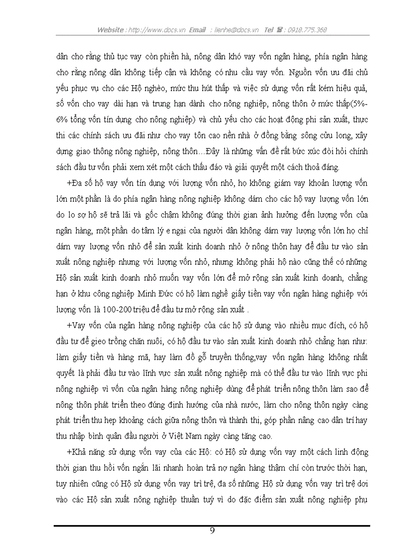 image for page Các giải pháp nâng cao hiệu quả sử dụng vốn tín dụng ngânhàng NHNo PTNT AgriBank khu công nghiệp Minh Đức đối với phát triển kinh tế hộ