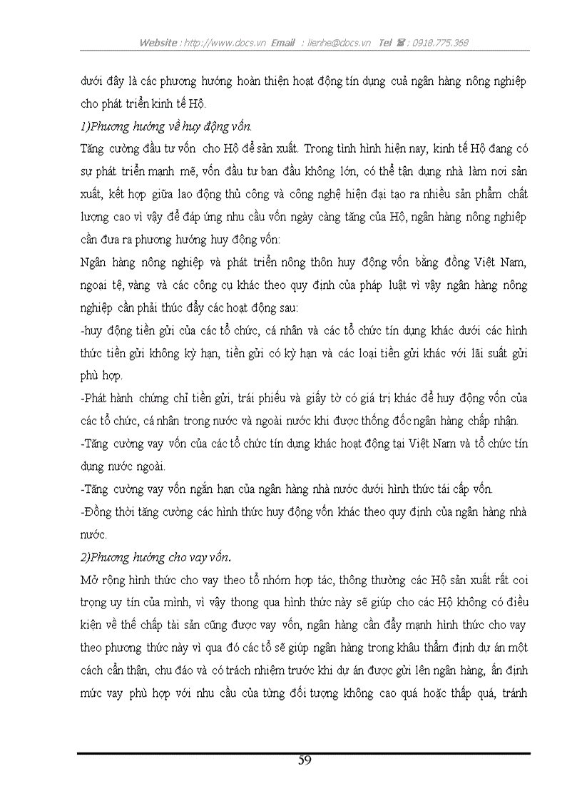 image for page Các giải pháp nâng cao hiệu quả sử dụng vốn tín dụng ngânhàng NHNo PTNT AgriBank khu công nghiệp Minh Đức đối với phát triển kinh tế hộ