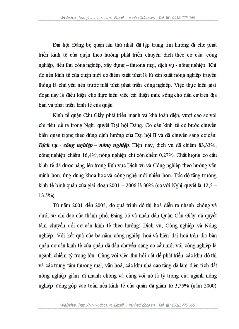 image for page Một số giải pháp chủ yếu đẩy mạnh phát triển kinh tế quận Cầu Giấy từ các xã thị trấn trong quá trình đô thị hoá