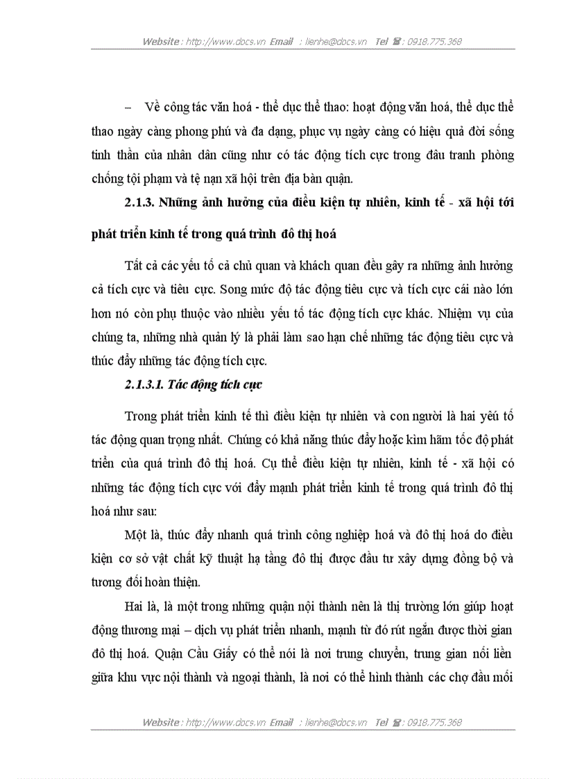 image for page Một số giải pháp chủ yếu đẩy mạnh phát triển kinh tế quận Cầu Giấy từ các xã thị trấn trong quá trình đô thị hoá