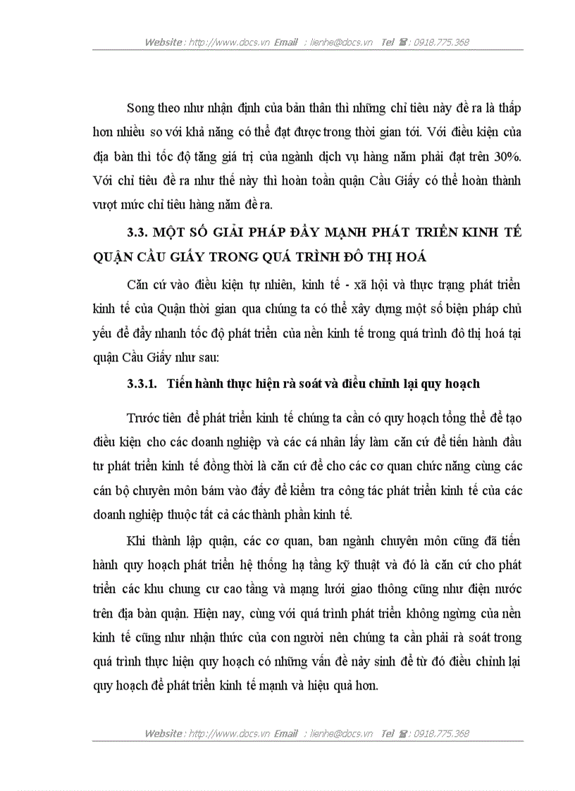 image for page Một số giải pháp chủ yếu đẩy mạnh phát triển kinh tế quận Cầu Giấy từ các xã thị trấn trong quá trình đô thị hoá