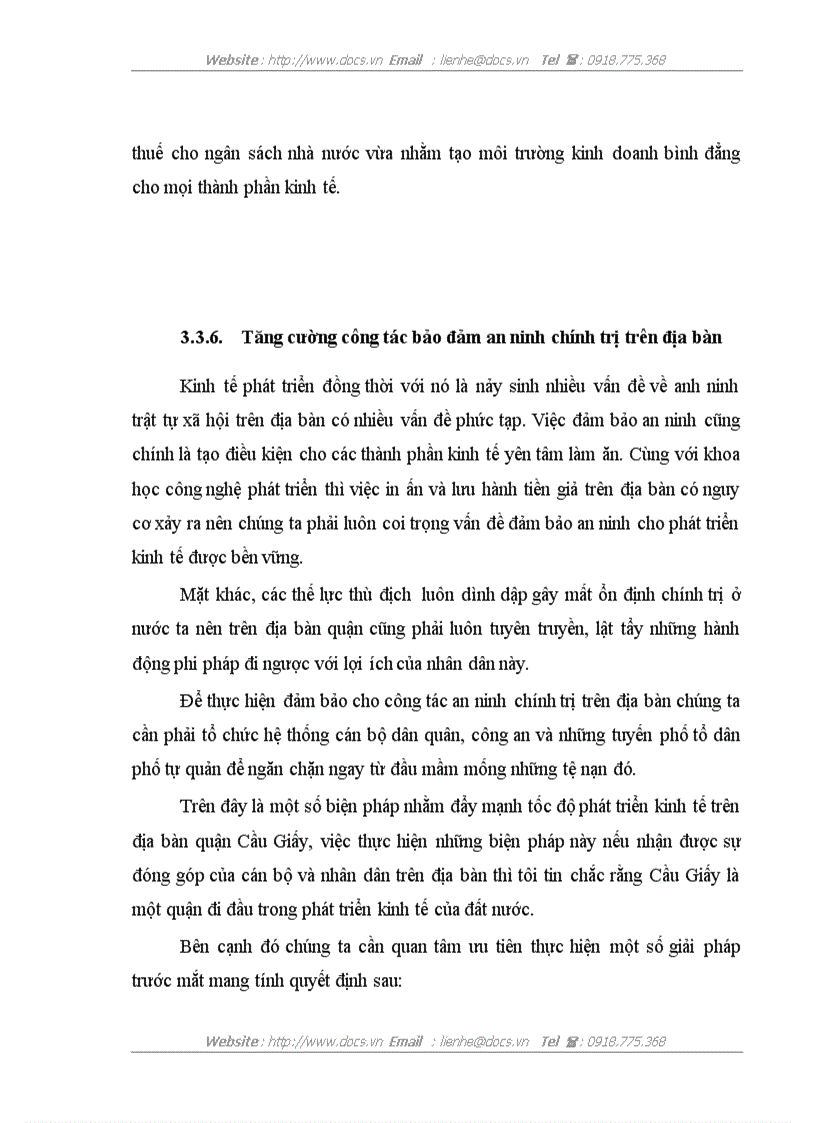 image for page Một số giải pháp chủ yếu đẩy mạnh phát triển kinh tế quận Cầu Giấy từ các xã thị trấn trong quá trình đô thị hoá