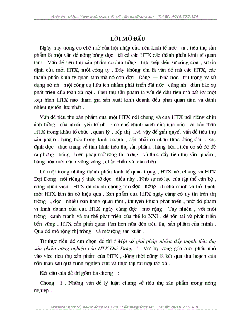 image for page Một số giải pháp nhằm đẩy mạnh tiêu thụ sản phẩm nông nghiệp của HTX Đại Dương