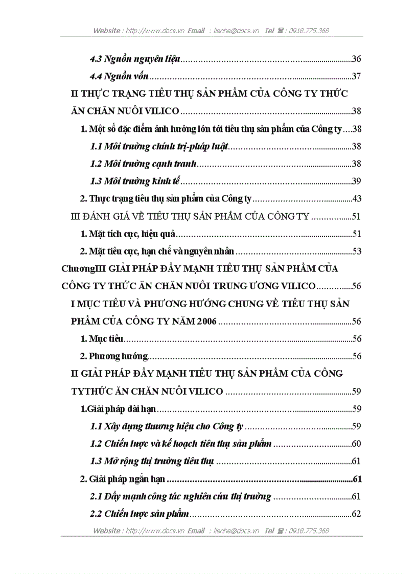 image for page Một số giải pháp tiêu thụ sản phẩm cho Công ty thức ăn chăn nuôi Trung Ương ViLiCo