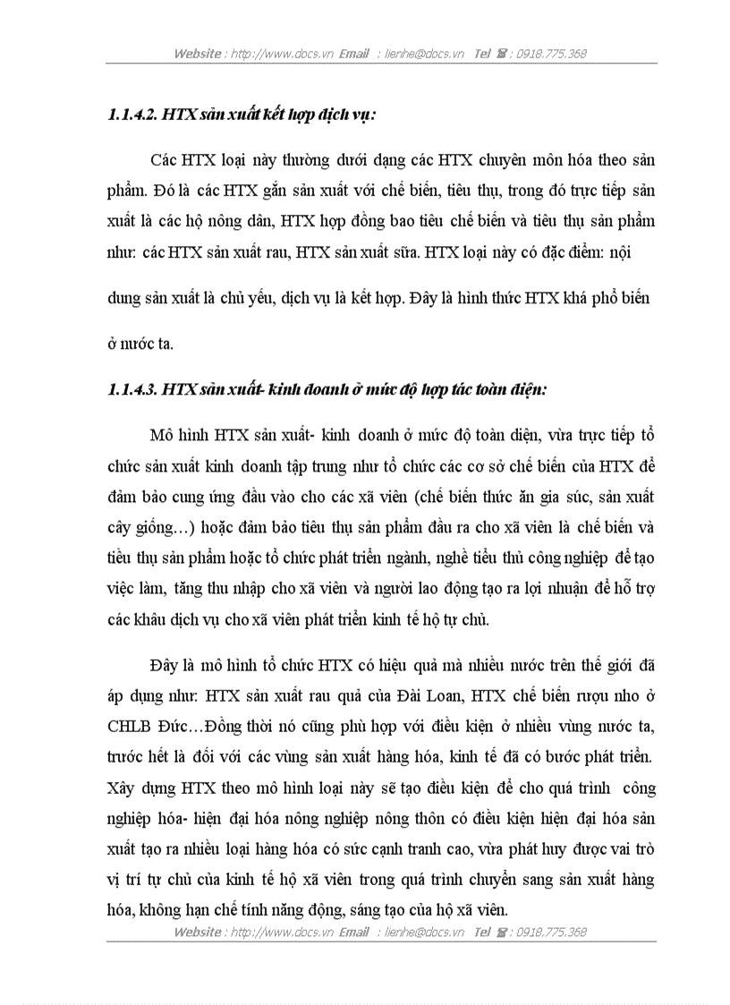 image for page Phương hướng các giải pháp nhằm phát triển hợp tác xã nông nghiệp ở Thuỷ Nguyên