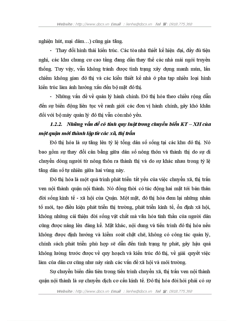 image for page Thực trạng và phương hướng tiếp tục giải quyết việc làm cho lao động nông nghiệp sau khi bị thu hồi đất ở quận Cầu Giấy