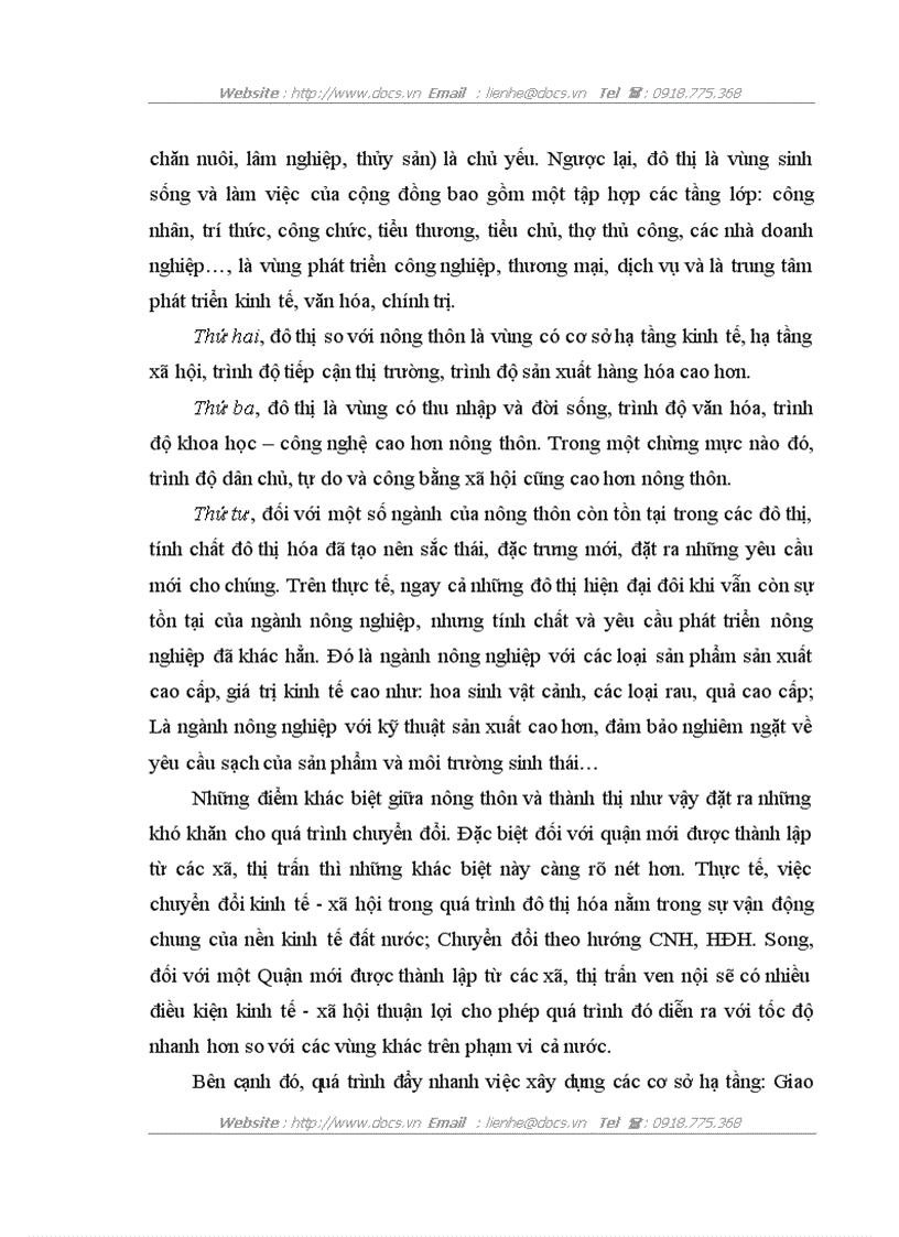 image for page Thực trạng và phương hướng tiếp tục giải quyết việc làm cho lao động nông nghiệp sau khi bị thu hồi đất ở quận Cầu Giấy