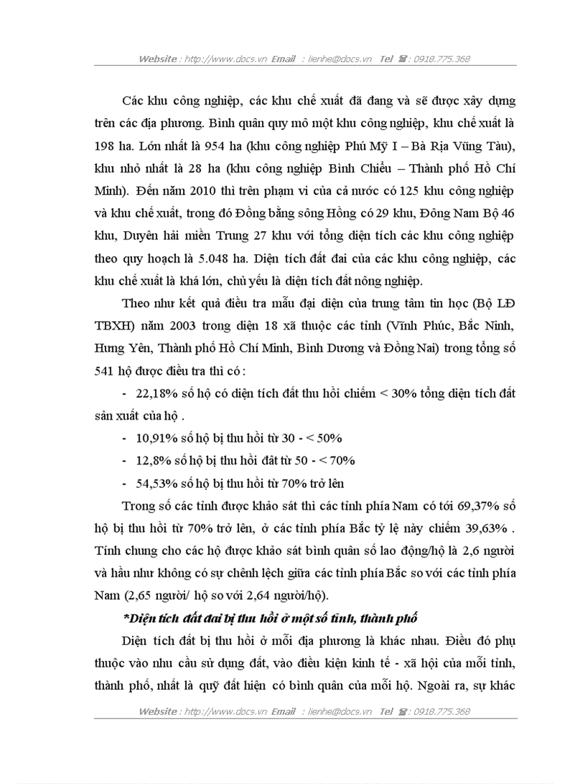 image for page Thực trạng và phương hướng tiếp tục giải quyết việc làm cho lao động nông nghiệp sau khi bị thu hồi đất ở quận Cầu Giấy