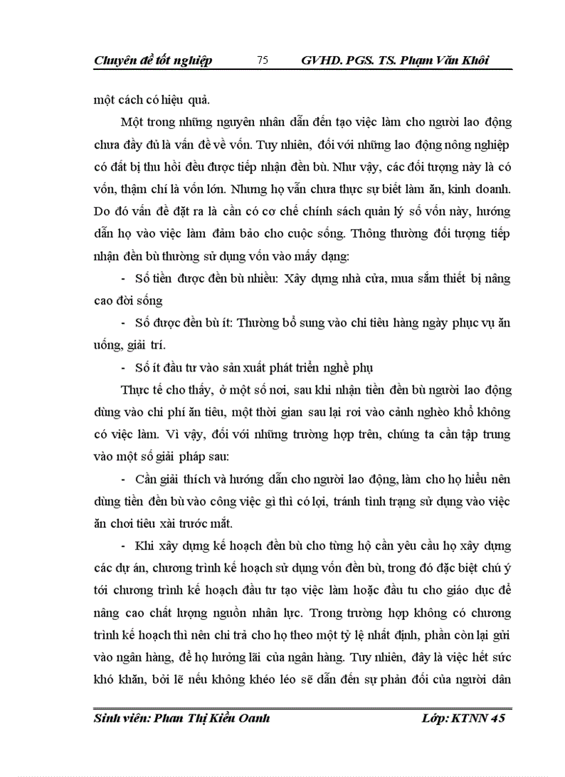 image for page Thực trạng và phương hướng tiếp tục giải quyết việc làm cho lao động nông nghiệp sau khi bị thu hồi đất ở quận Cầu Giấy