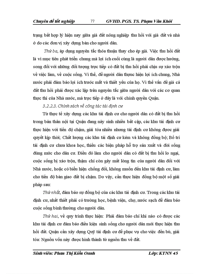 image for page Thực trạng và phương hướng tiếp tục giải quyết việc làm cho lao động nông nghiệp sau khi bị thu hồi đất ở quận Cầu Giấy
