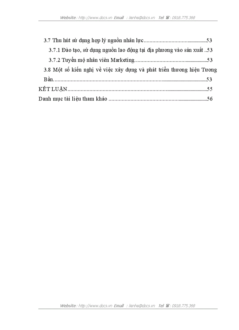 image for page Thực trạng và giải pháp xây dựng và phát triển thương hiệu Tương Bần tại huyện Mỹ Hào tỉnh Hưng Yên