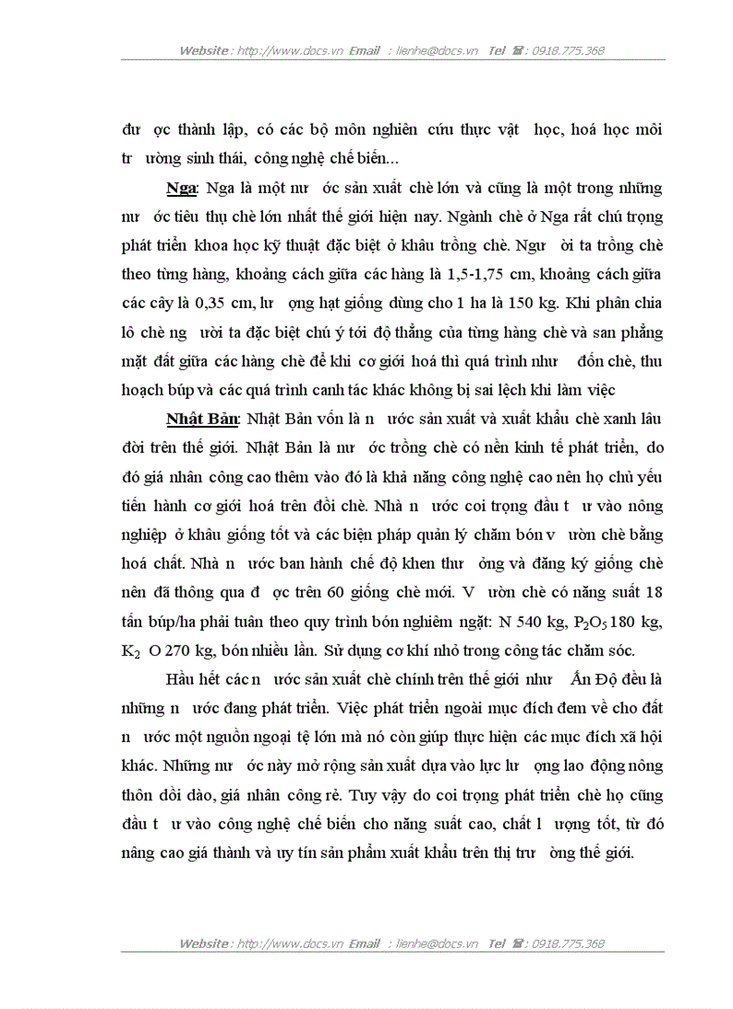 image for page Thực trạng và giải pháp phát triển ngành chè ở Yên Bái từ nay đến năm 2010
