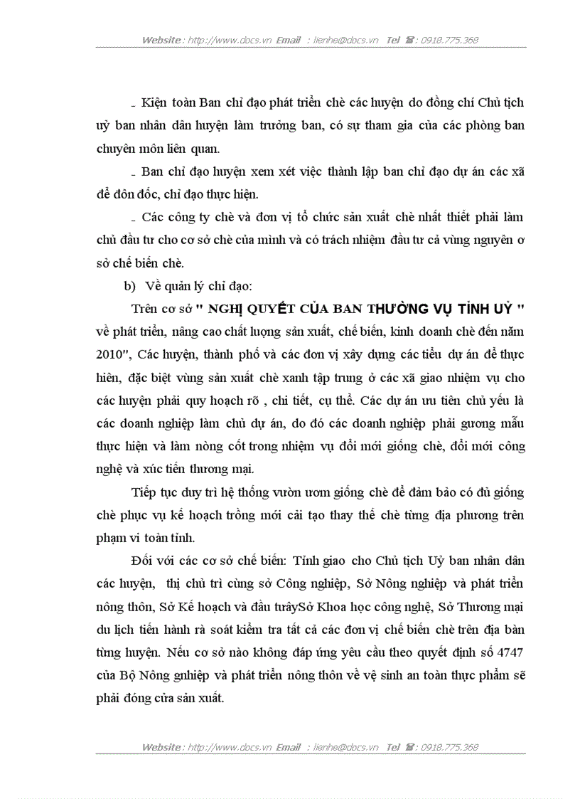 image for page Thực trạng và giải pháp phát triển ngành chè ở Yên Bái từ nay đến năm 2010