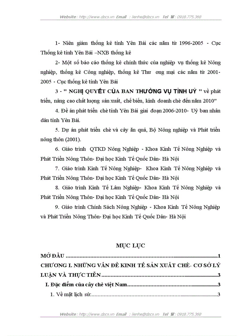 image for page Thực trạng và giải pháp phát triển ngành chè ở Yên Bái từ nay đến năm 2010