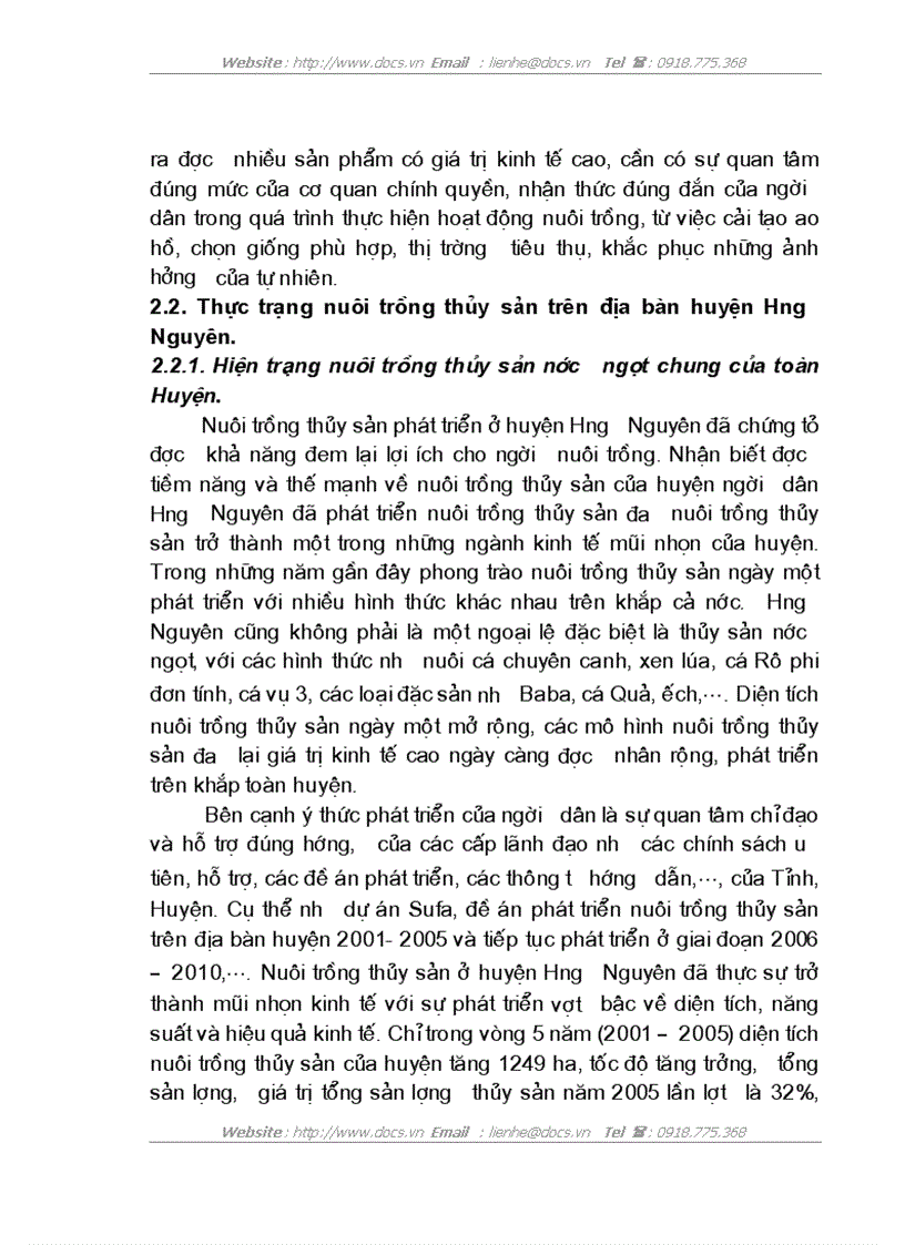 image for page Thực trạng và giải pháp phát triển nuôi trồng thuỷ sản trên địa bàn huyện Hưng Nguyên tỉnh Nghệ An
